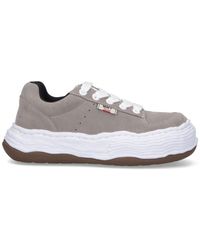 Maison Mihara Yasuhiro - Cow Leather Sneakers With Rubber Sole - Lyst