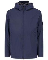 Stone Island - Hooded Jacket "4100108" - Lyst