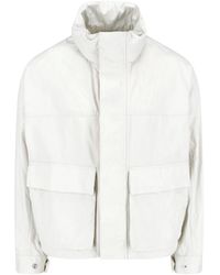 Lemaire - Short Ventile Cotton Parka Jacket - Lyst