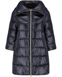 Herno - Cleofe Zip-Up Fabric Puffer Jacket - Lyst