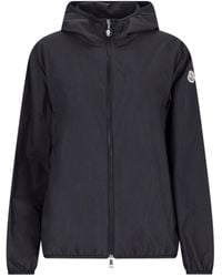 Moncler - Giacca Impermeabile Logo - Lyst