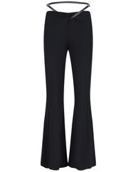 Courreges - 'slash Sangle Crepe' Pants - Lyst