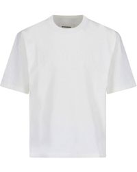 Jil Sander - Oversized Logo T-Shirt - Lyst