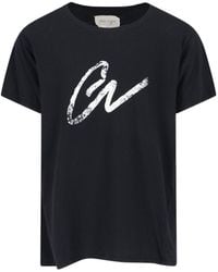 Greg Lauren - 'gl' Print T-shirt - Lyst