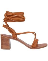 K. Jacques - Ankle Lace Sandals - Lyst