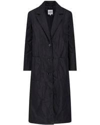 Aspesi - Long Single-Breasted Coat - Lyst
