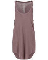 Rick Owens - Wool And Silk Tank Top - Lyst
