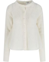 Loewe - Mohair Blend Cardigan - Lyst