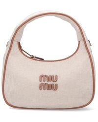 Miu Miu - Mini Hobo Bag "Wander" - Lyst