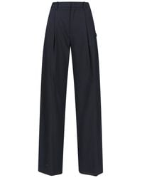 Moncler Genius - X Ee72 By Edward Enninful Wool Pants - Lyst