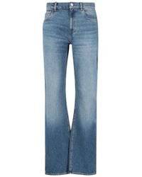 Coperni - High-Waisted Light Straight-Leg Jeans - Lyst