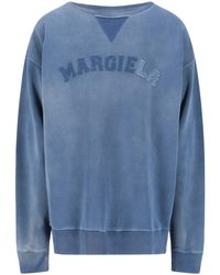 Maison Margiela - Logo Crewneck Sweatshirt - Lyst