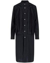 Comme des Garçons - Textured Panel Midi Dress - Lyst