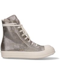 Rick Owens - Sneakers High-Top Con Zip - Lyst