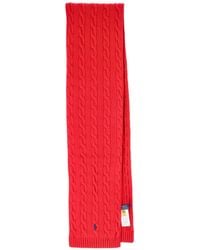 Polo Ralph Lauren - Cable Knit Scarf - Lyst