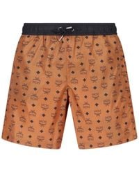 MCM - Printed Swim Shorts - Lyst