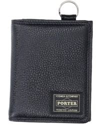 Porter-Yoshida and Co - Bi-Fold Leather Wallet - Lyst