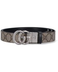 Gucci - Reversible 'Gg Marmont' Belt - Lyst