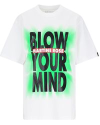 Martine Rose - 'blow Your Mind' T-shirt - Lyst