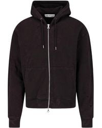 Our Legacy - Burnt Bouquet Cotton Zip-Through Hoodie - Lyst