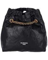 Balenciaga - Small Shoulder Bag "tote Crush" - Lyst