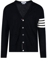 Thom Browne - '4-Bar' Cardigan - Lyst