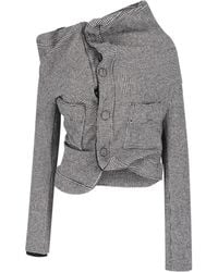 Junya Watanabe - Asymmetric Wool-Blend Jacket - Lyst
