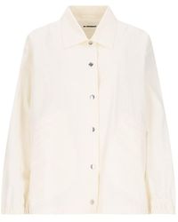 Jil Sander - Logo Single-Breasted Jacket - Lyst