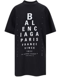 Balenciaga - Eye-Test Oversized T-Shirt, 100% Cotton - Lyst