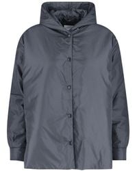 Aspesi - Tailored Minimalist Jacket With Classic Collar And Button Closures - Lyst