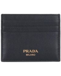 Prada - Logo Card Holder - Lyst