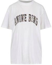 Anine Bing - Graphic Oversized T-Shirt - Lyst