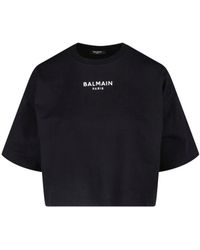 Balmain - Oversized Logo T-Shirt - Lyst