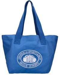 Sporty & Rich - Printed Tote Bag - Lyst
