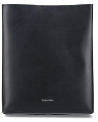 Calvin Klein - Leather Crossbody Bag - Lyst