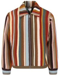 Paul Smith - Zip Cardigan “Signature Stripe” - Lyst