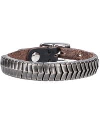 Our Legacy - Textured Leather Bracelet - Lyst