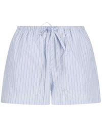 DUNST - Striped Shorts - Lyst