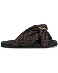 Fendi - Feel Slide Sandals - Lyst