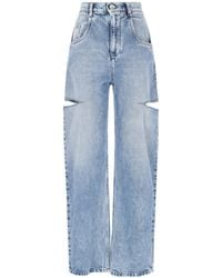 Maison Margiela - Jeans With Cut Out Detail - Lyst