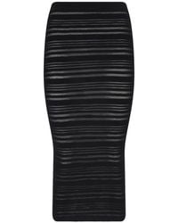 ANDREADAMO - Maxi Knit Skirt - Lyst