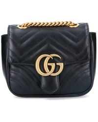 Gucci - 'Gg Marmont' Mini Tote Bag - Lyst
