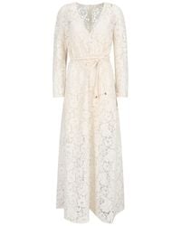 Zimmermann - Abito Maxi In Pizzo - Lyst