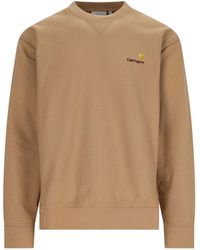 Carhartt - Felpa Girocollo "American Script Sweat" - Lyst