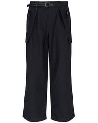 and wander - Pantaloni Cargo Con Cintura - Lyst