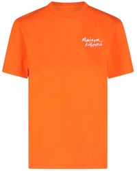 Maison Kitsuné - 'mini Handwriting' T-shirt - Lyst