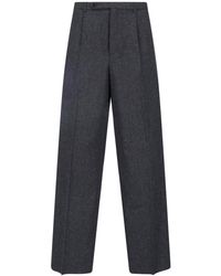 Jil Sander - Tailored Wool Trousers - Lyst