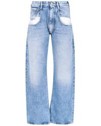 Maison Margiela - 5 Pockets Contrast Boyfriend Jeans - Lyst