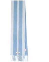 Marni - Sciarpa A Righe Logo - Lyst