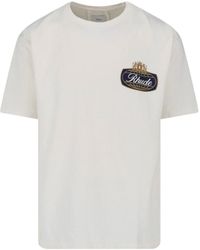 Rhude - T-Shirt "Safari Crest" - Lyst